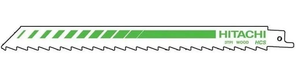 Scie sabre : lames Hitachi RW60 Tiger pour couper bois et charpente (5)