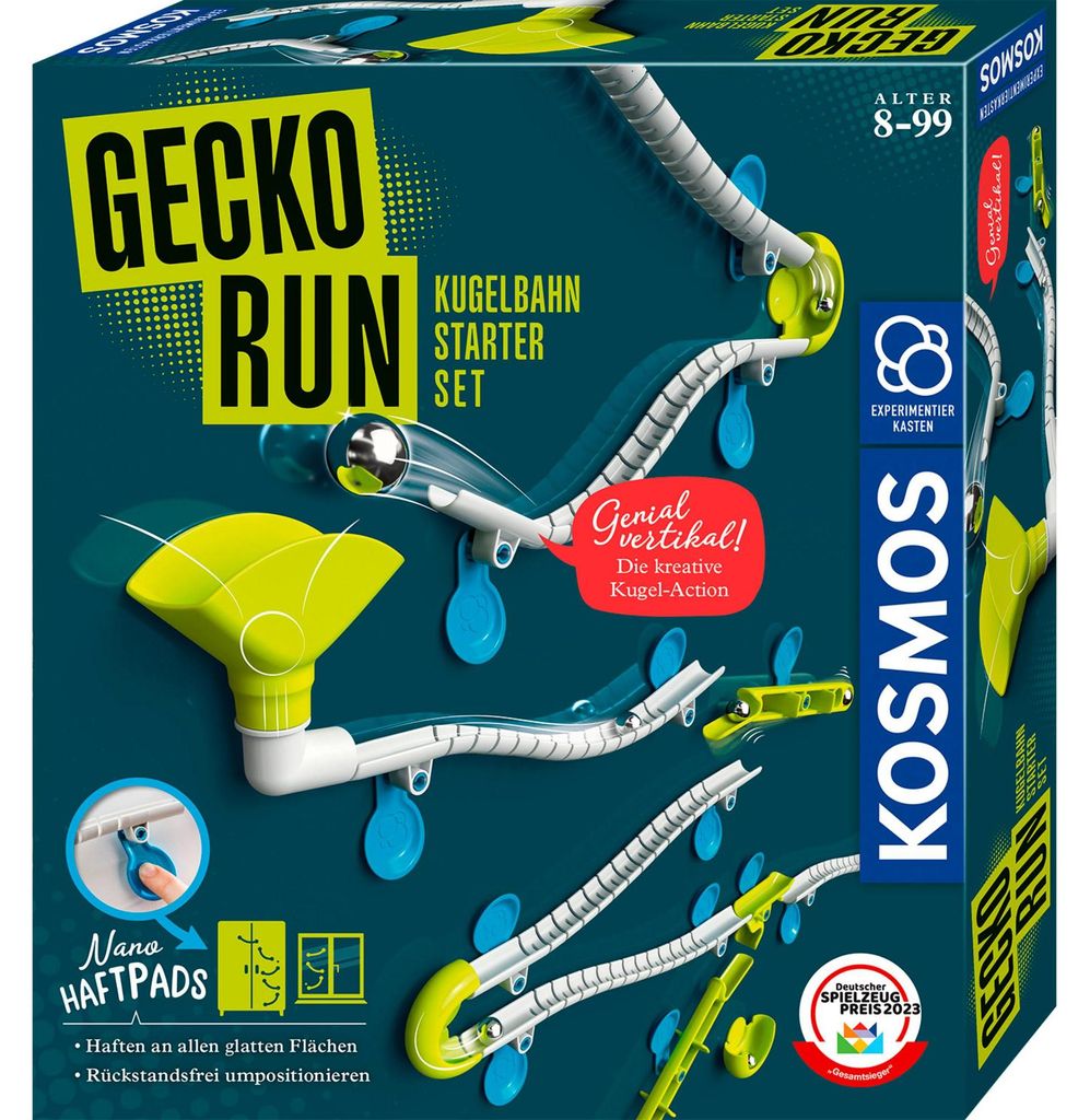 KOSMOS Gecko Run - Starter-Set, Kugelbahn, Kugel Bahn, Immagine del prodotto 