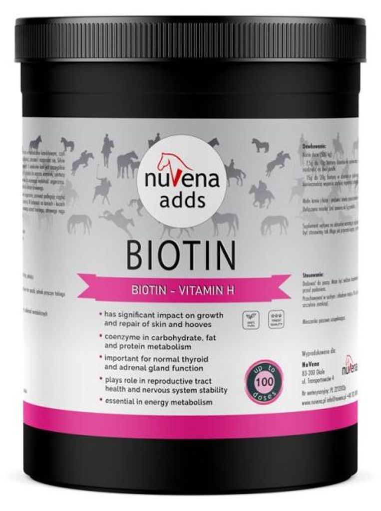 NuVena Biotin, complément alimentaire pour chevaux à base Image du produit 