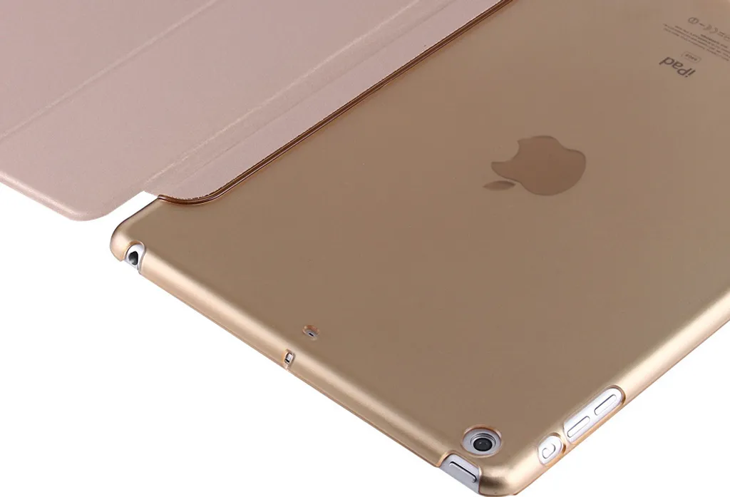 Dasaja Pelle Caso insieme a 3 Postale Supporto per iPad Air 1/Air 2/9.7 ( 2017)/9.7 (2018)/9.7 (2018), Rosa