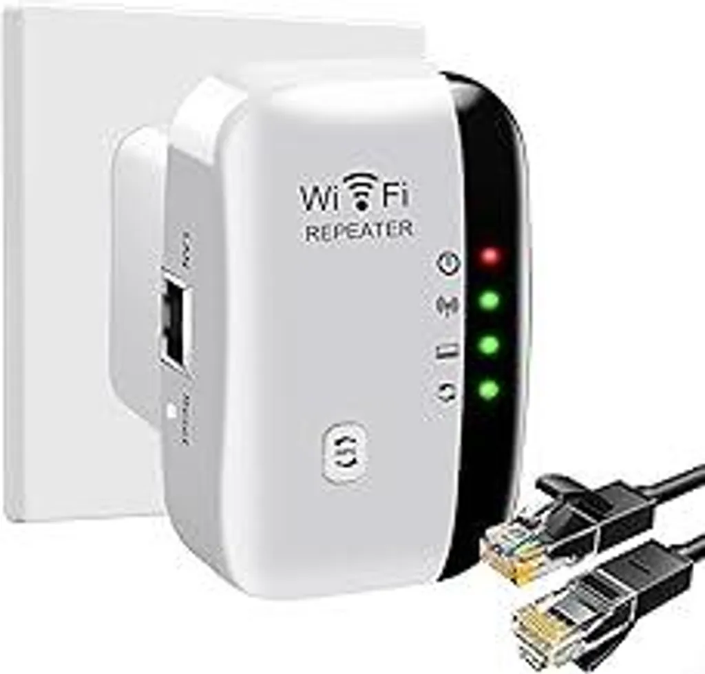 Ripetitore WLAN Professionale 300Mbps - Amplificatore WiFi con Porta LAN