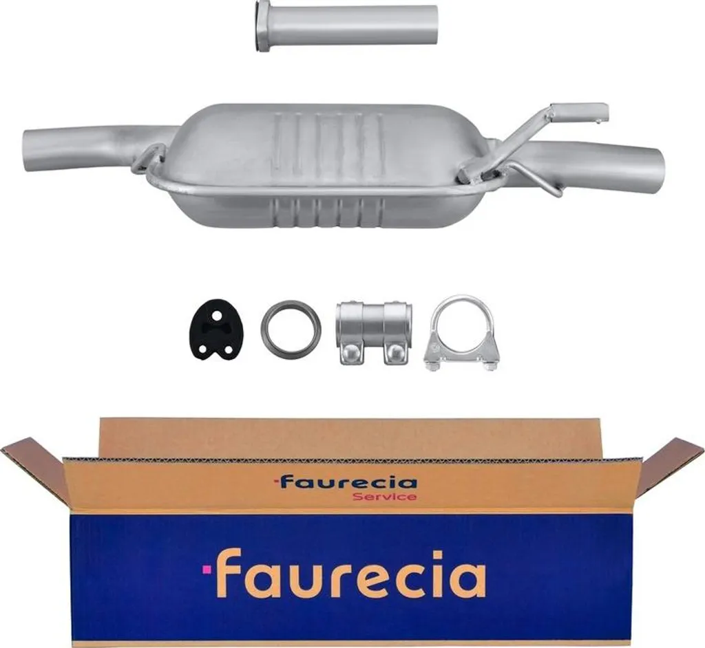 Silencieux central FAURECIA IAM pour Mercedes-Benz 190 W201 - Qualité IAM