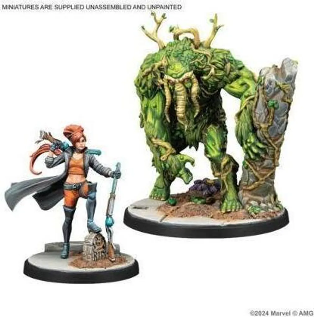 Figurines Marvel Crisis Protocol à peindre Elsa Bloodstone Man-Thing