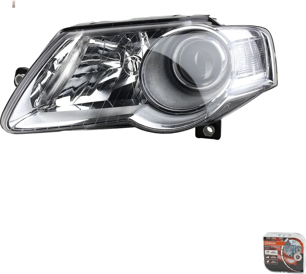 Faro Sinistro VW Passat 3C Johns + Osram Night Breaker Laser H7