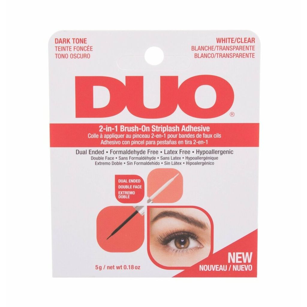 Ardell Duo 2-in-1 Brush-On Striplash Adhesive Klej do rzs Dark and Clear, 5 g