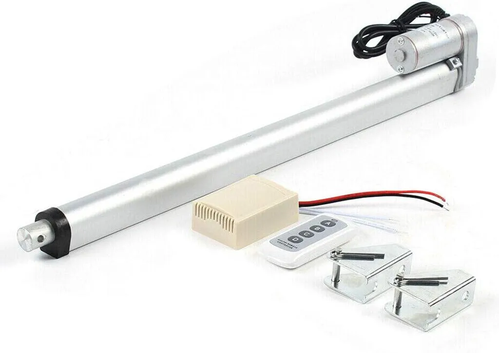 Actionneur linéaire 900N 450mm avec télécommande pour porte 150kg