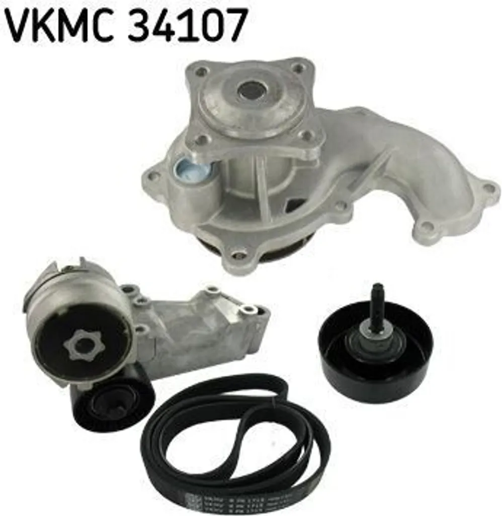 Kit de Distribution avec Pompe à eau SKF VKMC 34107 Qualité Origine