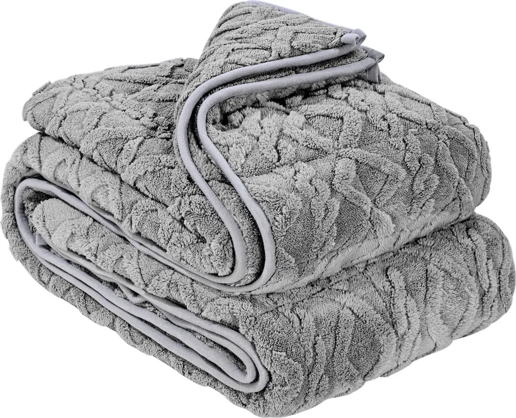 Couverture Pondérée 9kg Grise pour Adulte en Polaire Douceur Sherpa VEVOR