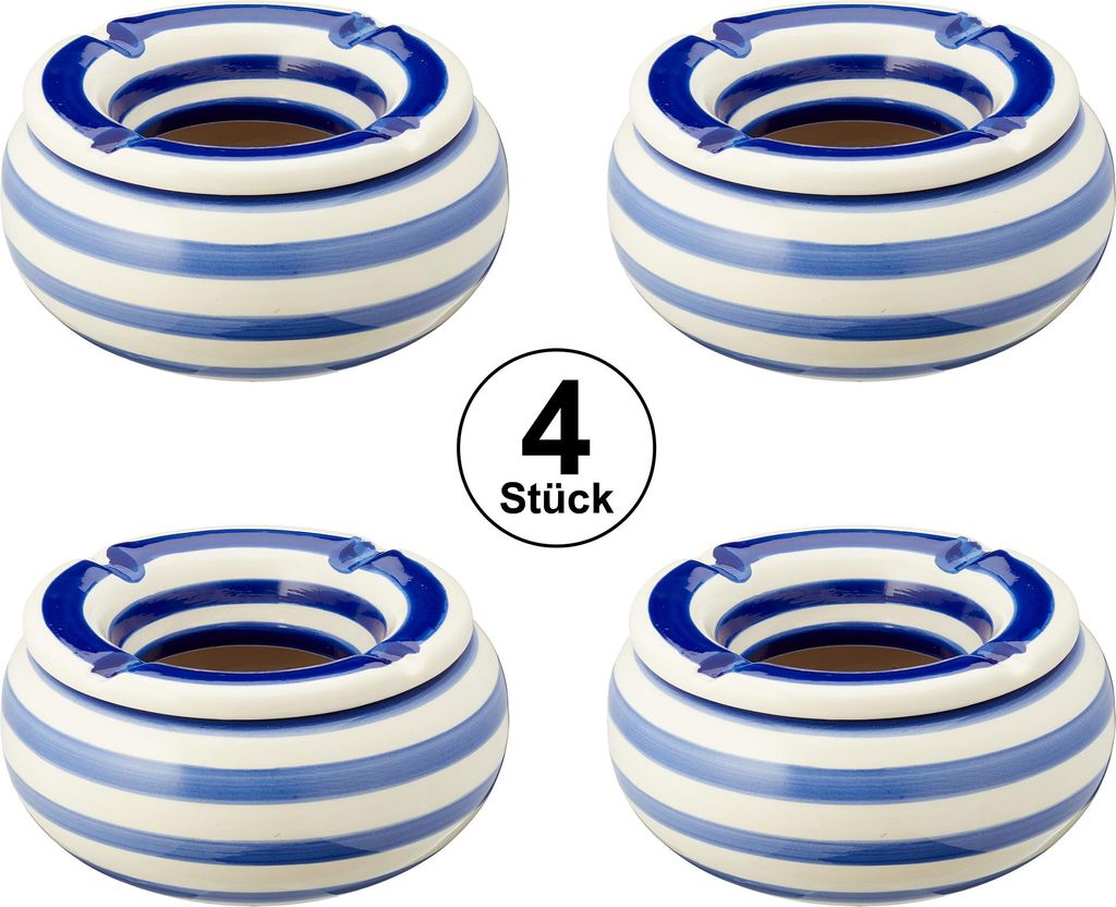 4er Set Sturmaschenbecher Maritim 10cm Produktbild 