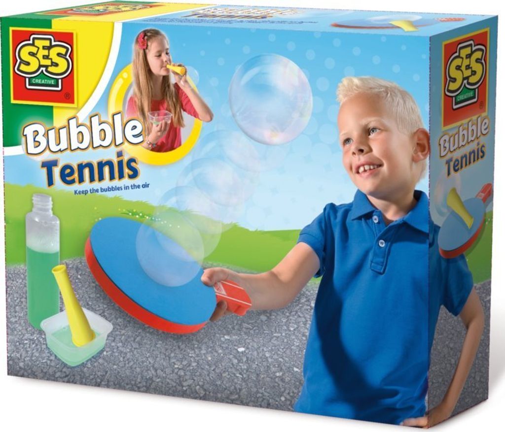 SES Creative Bubble Tennis - Halte die Blasen in der Luft, 5 Jahr(e), Nicht für Kinder von 0-3 Jahren