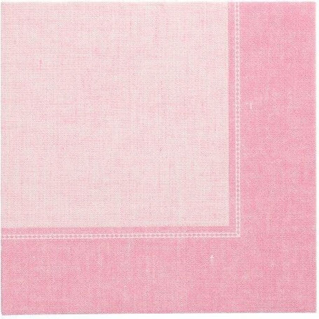 160 Servietten "ROYAL Collection" 1/4-Falz 40 cm x 40 cm rosa "Linum"