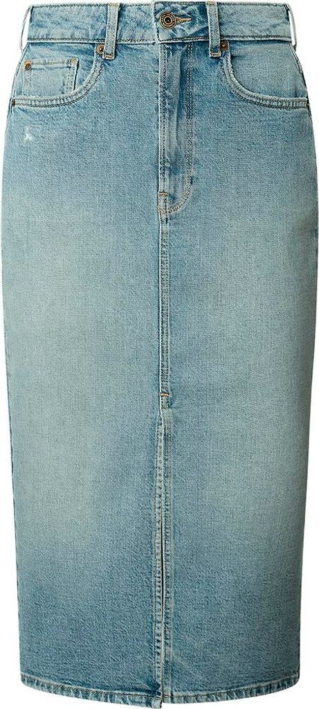 Pepe Jeans Midi Rock Blau XL Frau Blau XL