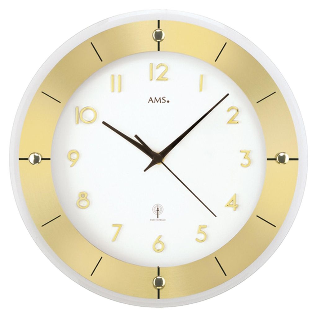 AMS Funk-Wanduhr, Funkwerk, D31x4cm, 5850 Produktbild 