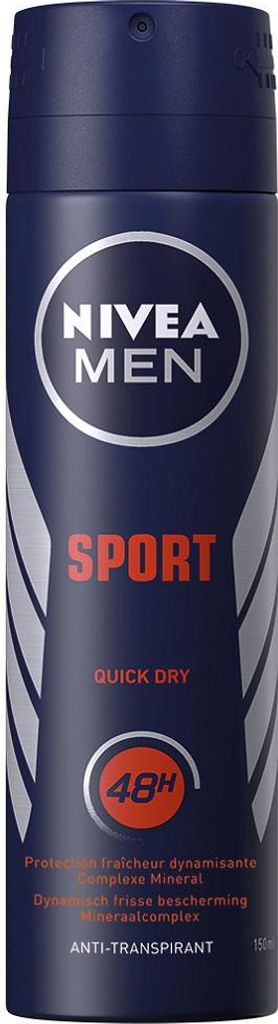Nivea Deospray Men – Sport 150 ml Produktbild 