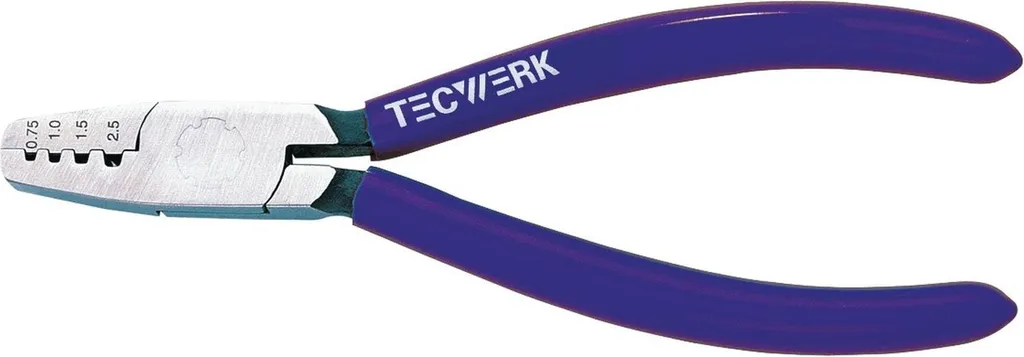 Pince à sertir les embouts 145 mm pour câbles de 0,25 à 2,5 mm² AWG 23-13