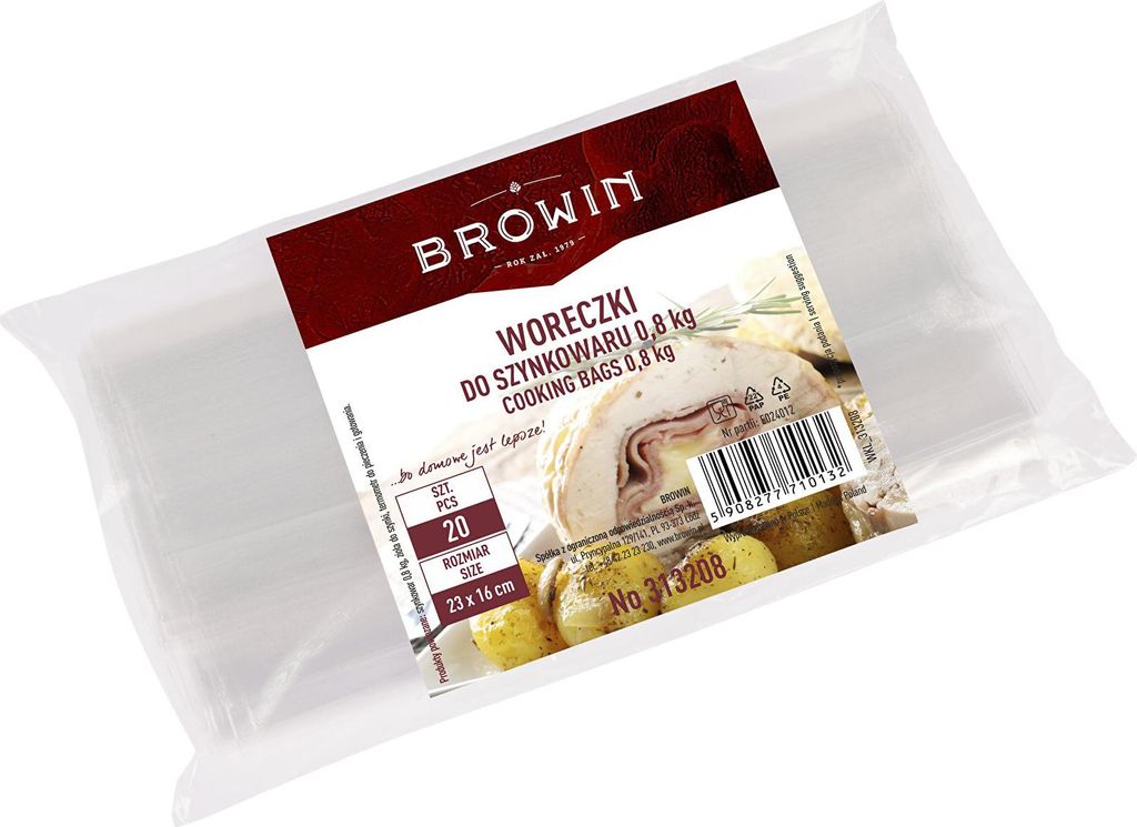 Woreczki foliowe do szynkowaru 3kg 20szt BW Zdjęcie produktu 