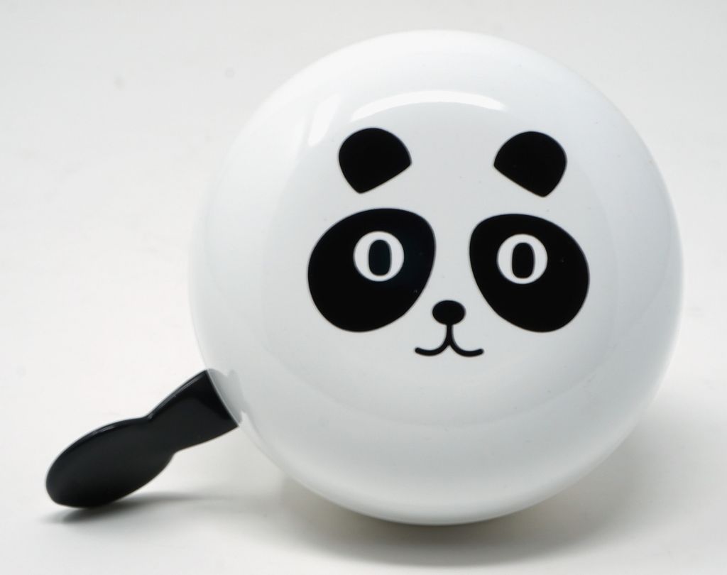 80 mm XXL Fahrrad Klingel Glocke Grosser Panda Bär Fahrradglocke Ding Dong 2-Klang