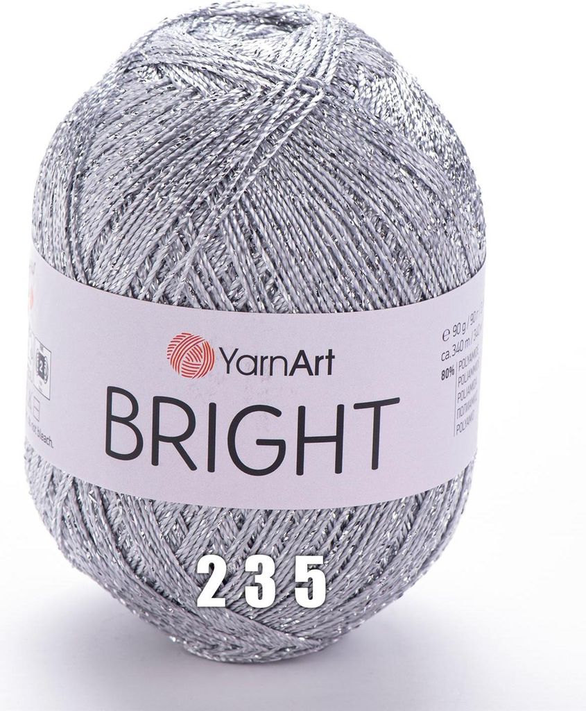 YarnArt Bright (90g/340m) - Glänzendes Häkelgarn 235 Produktbild 