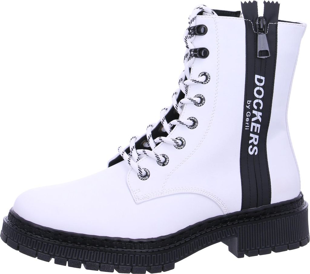 Dockers by Gerli Schnürstiefel Weiß Produktbild 