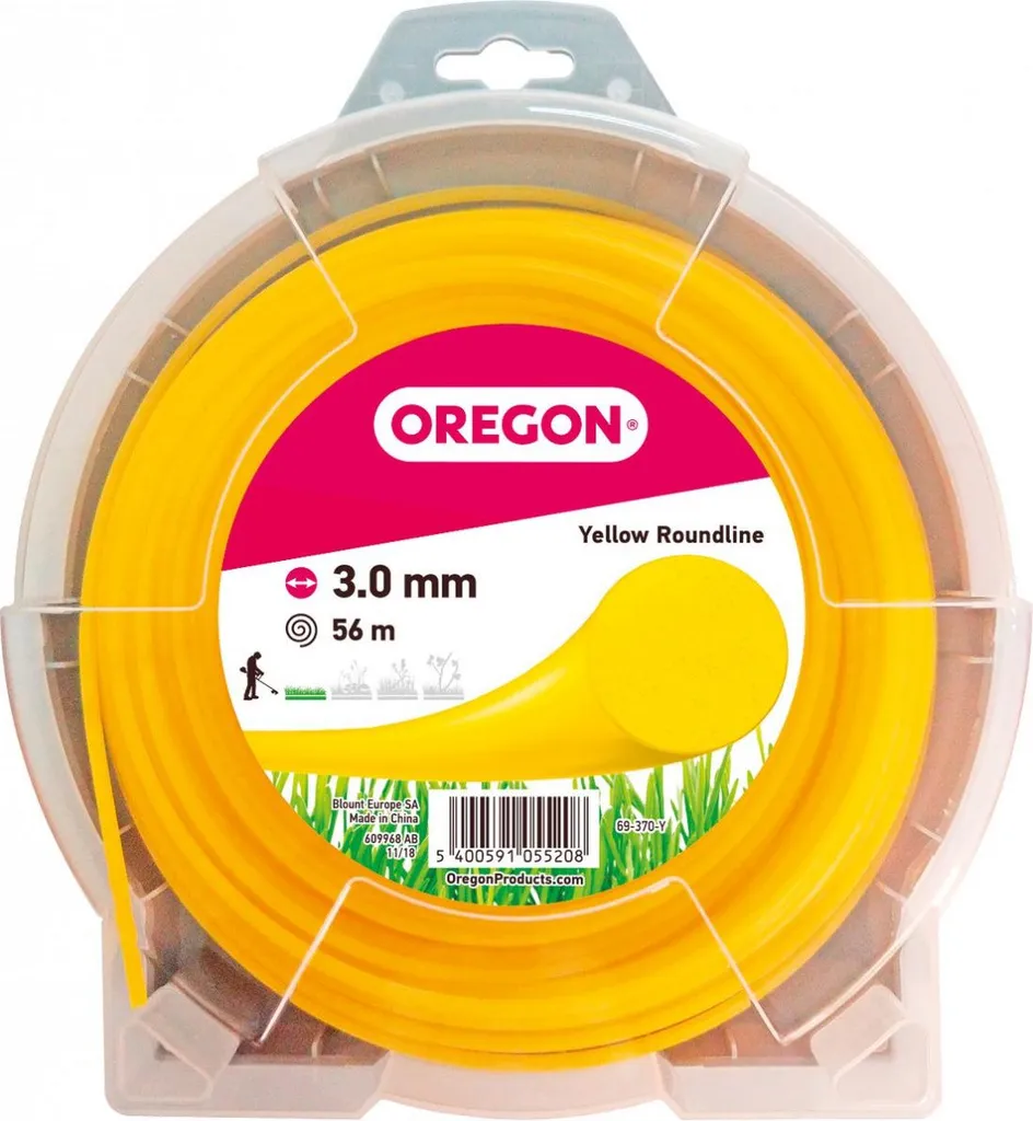 Oregon Roundline Giallo 3,0mm: Filo per Tagliabordi di Alta Qualità