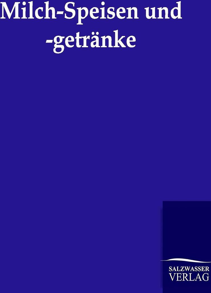 Milch-Speisen und -getränke