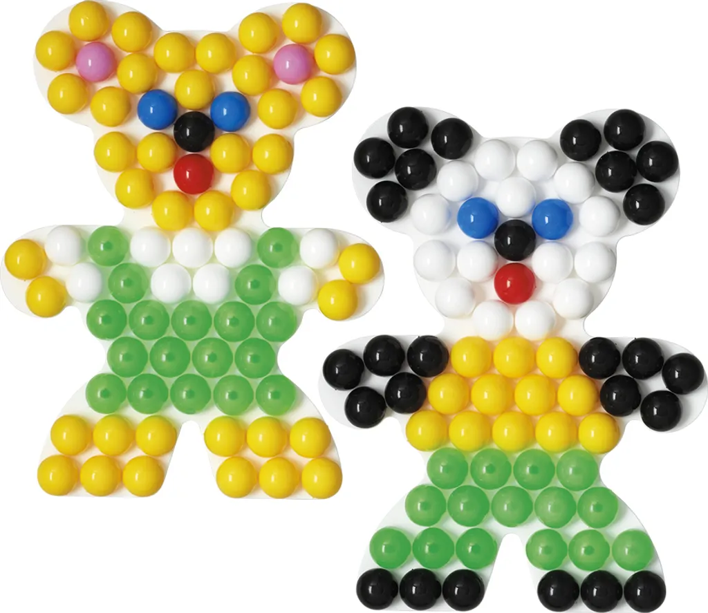 Jeu Créatif de Mosaïque Hama Maxi Stick Ours avec Perles à Planter