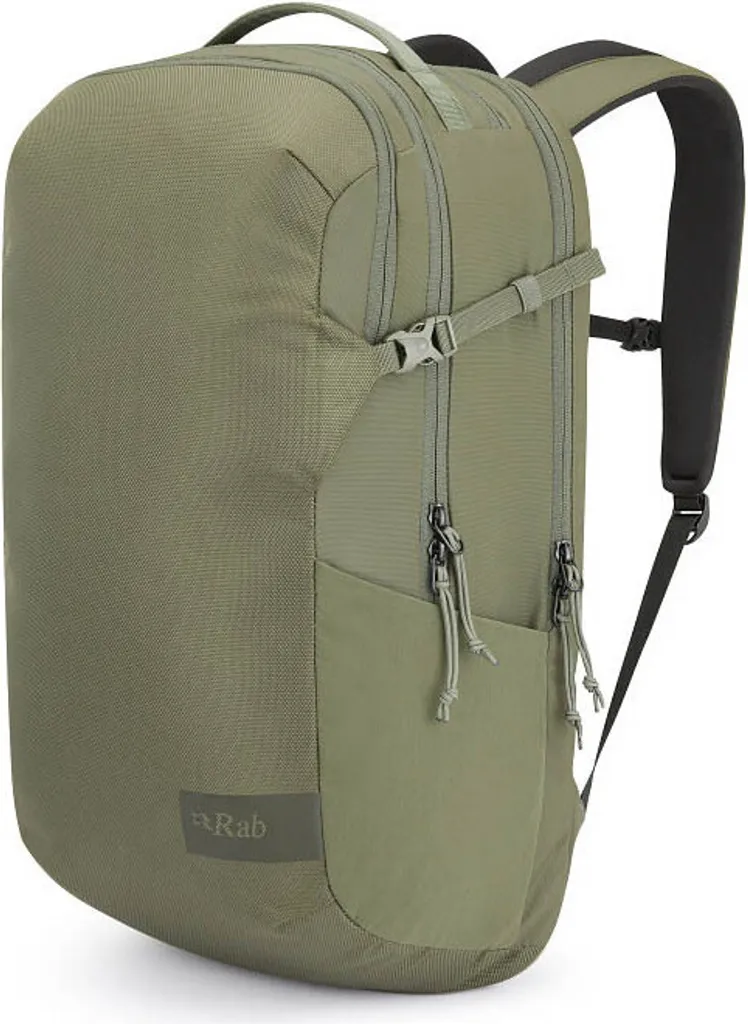 Rab Depot 28 Olive Foncé - Sac à dos avec Housse Ordinateur Imperméable