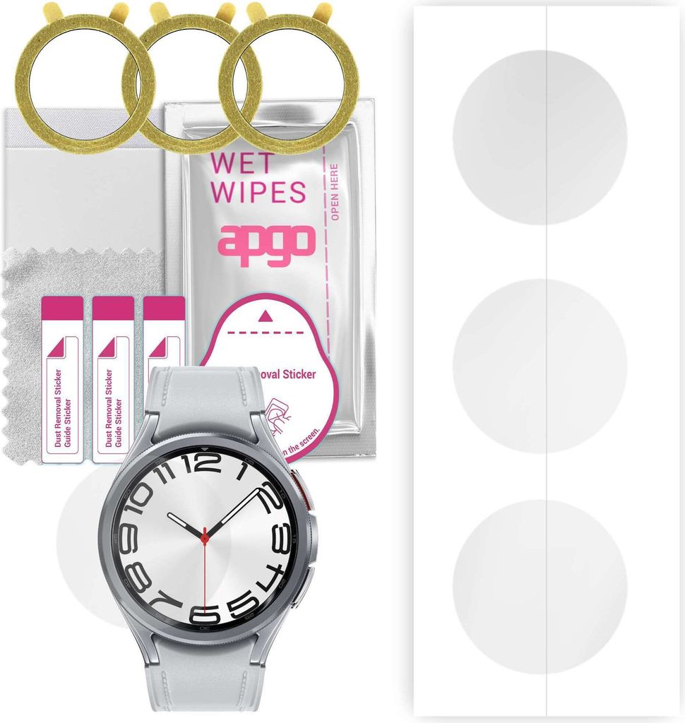 apgo 3 Stück Schutzfolie, klar, kompatibel mit Samsung Produktbild 