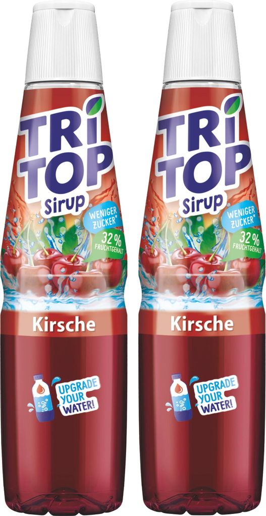 Tri Top Getränke-Sirup Kirsche 600ml - wenig Zucker & Produktbild 