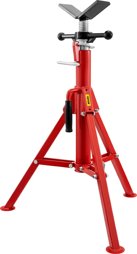 Cavalletto VEVOR Portatubi 2500lb | Acciaio 45# Testa V 12"