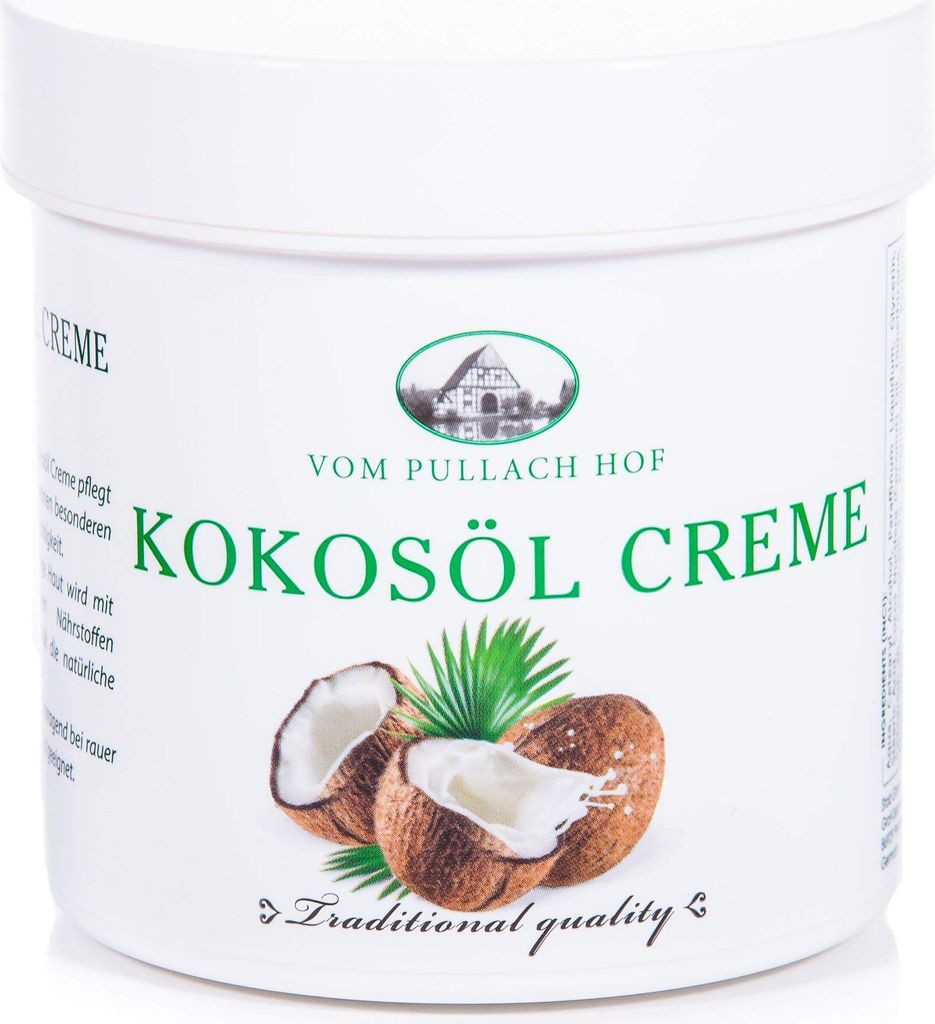 Crème à l'huile de coco 250ml - Pullach Hof Traditional Image du produit 