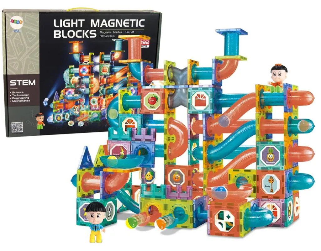 Blocs de glissement magnétiques lumineux 292el pour enfant