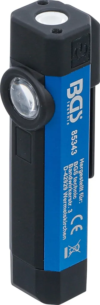 BGS 85343 Lampada UV Alluminio 2.5W | Cercafughe Professionale Ricaricabile - 1