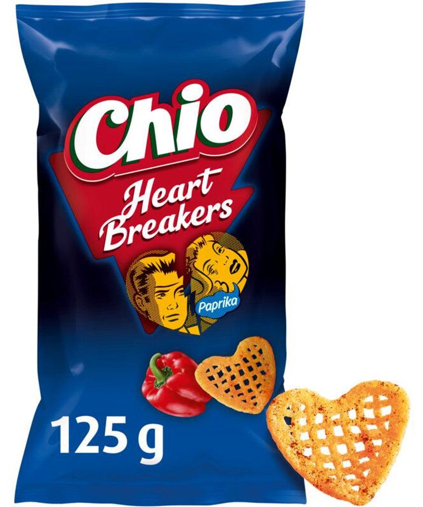 Chio Heartbreakers Paprika Chips 125g – Knusprige, würzige Produktbild 