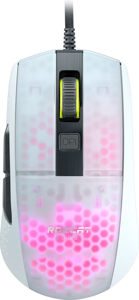 Roccat Burst Pro weiß RGB Gaming Maus Produktbild 