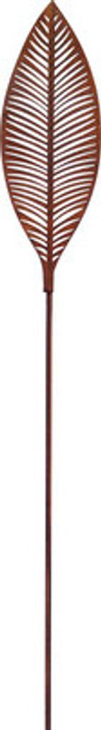 Dekostab Lafiora Blatt A Metall H 109 cm kupfer
