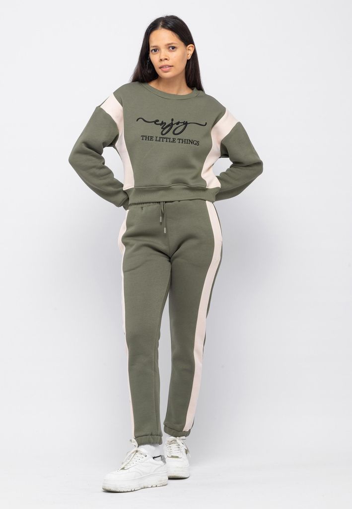 Tom Barron Freizeitanzug Tracksuit With Chest Embroidery