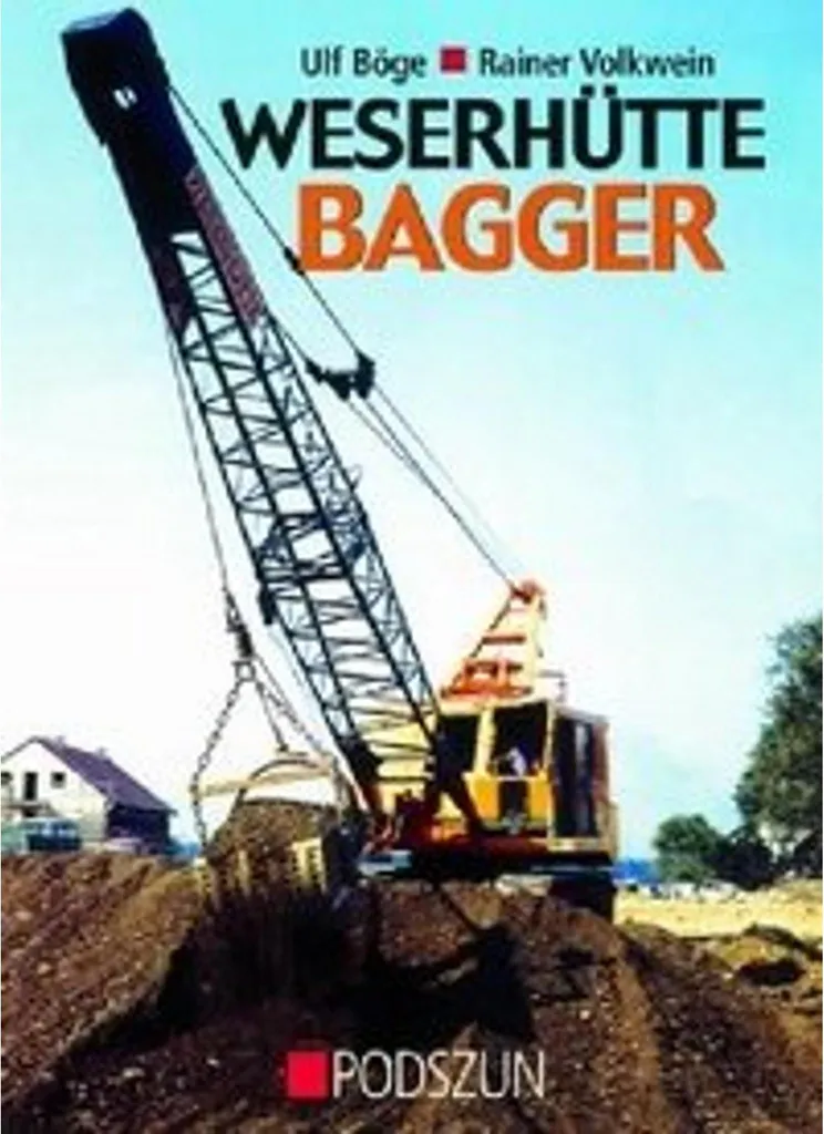 Pelle Weserhütte Bagger sur chenilles - Engin de chantier historique