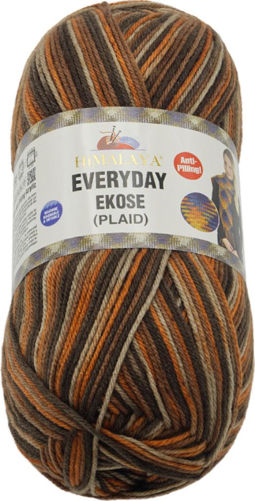 HiMALAYA EVERYDAY EKOSE - 200g / 330 m - Marrone,Arancione Immagine del prodotto 