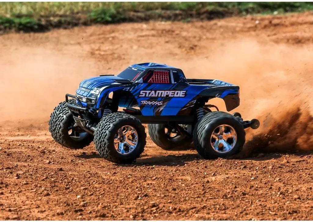 Traxxas Stampede 2WD Monster Truck avec Chargeur Rapide USB-C et Accu HD