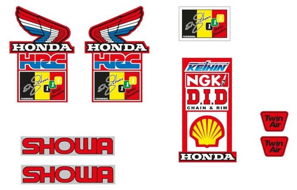 TECNOSEL Seat Cover Replica Team passend für Honda 1988