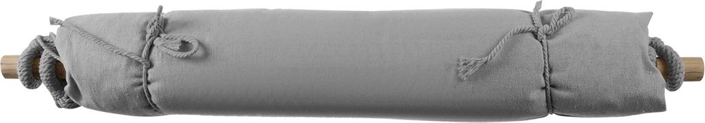 Závěsné křeslo-houpací síť, šedá, bavlna-polyester, 130x97 Obrázek produktu 6