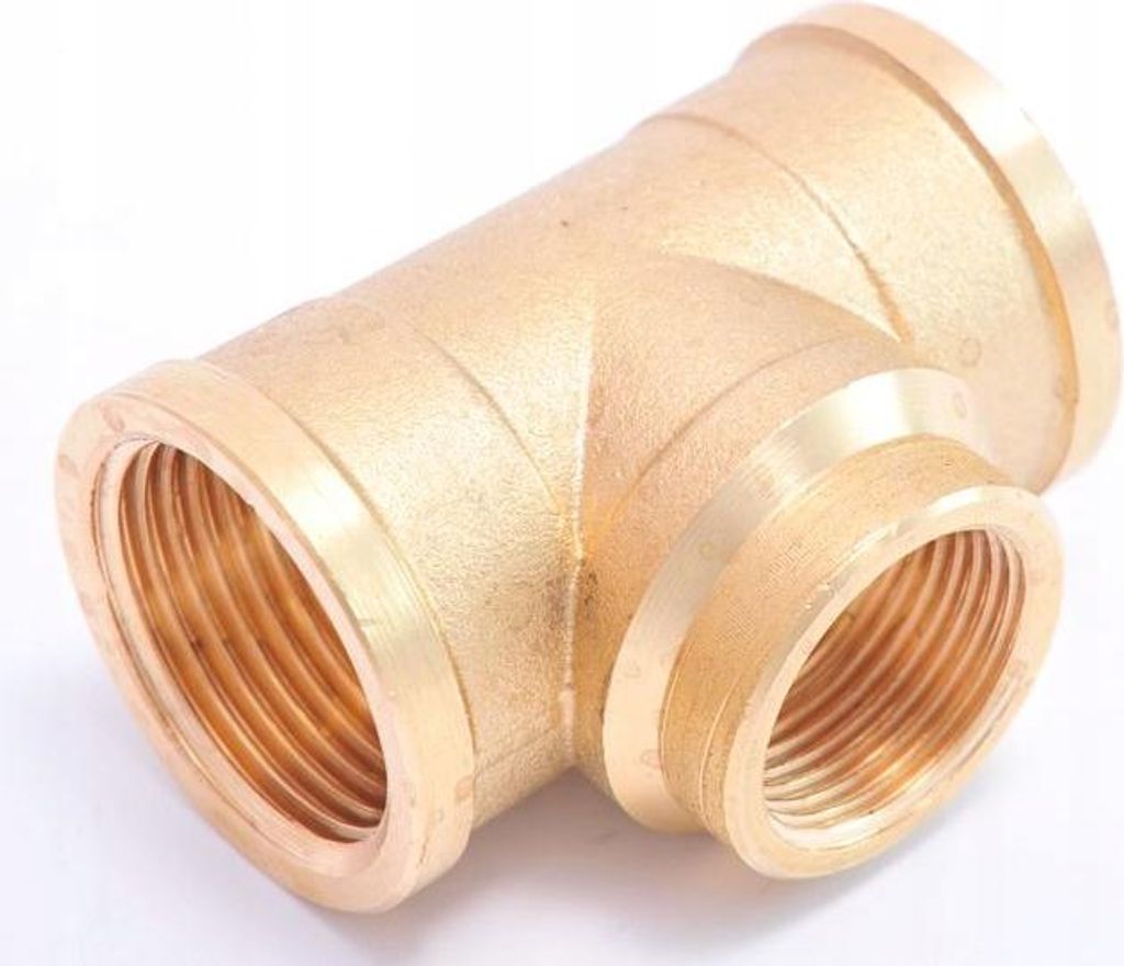 Messing-T-Stück 1x3/4x1 GW Reduzierstück