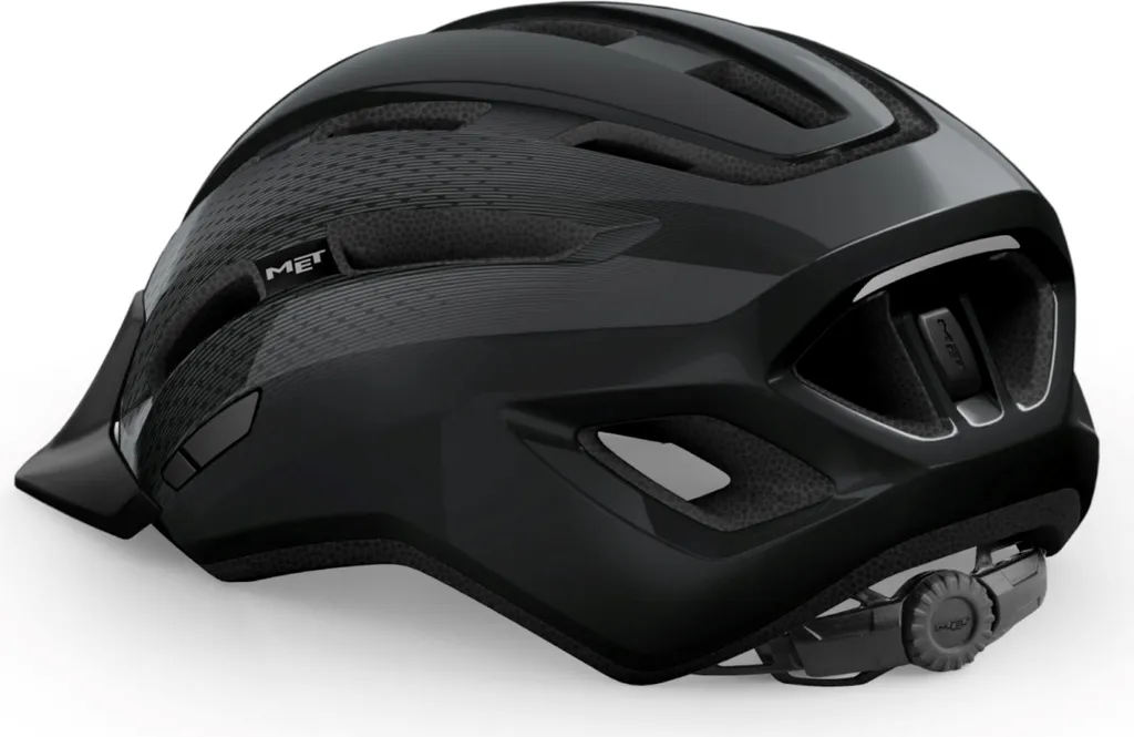 Casque vélo MET Downtown MIPS Noir - Système MIPS et Confort Optimal - 2