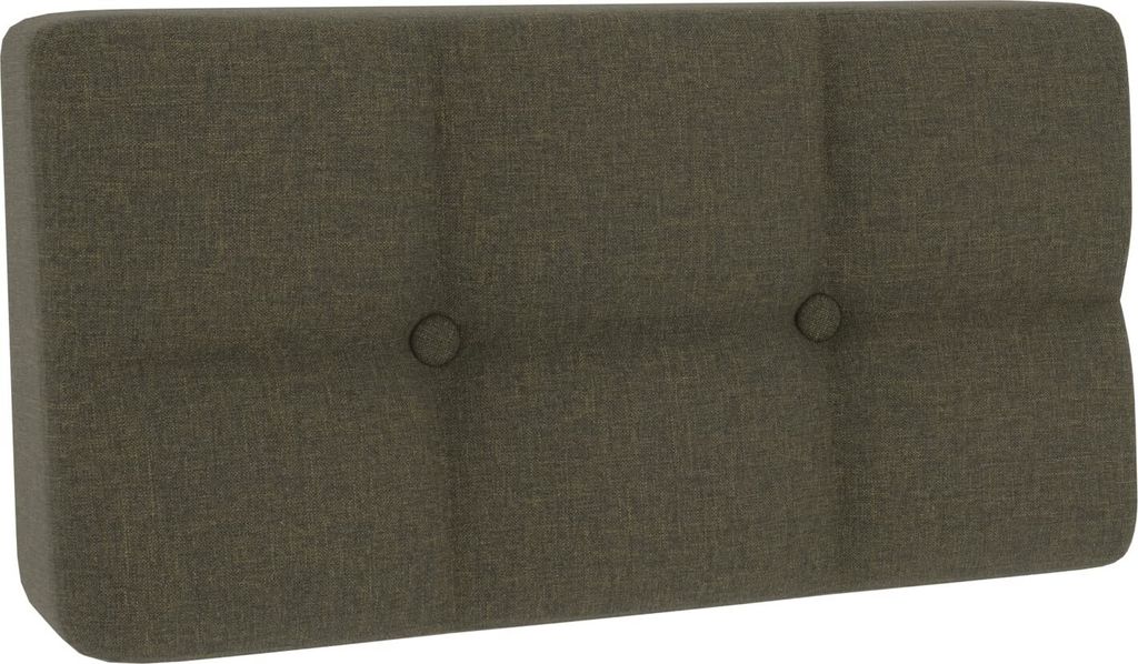 Palettenkissen, Palettenauflagen Sitzkissen Rückenlehne Gesteppt PFG (Eckkissen 60x40, Dunkelgrün)