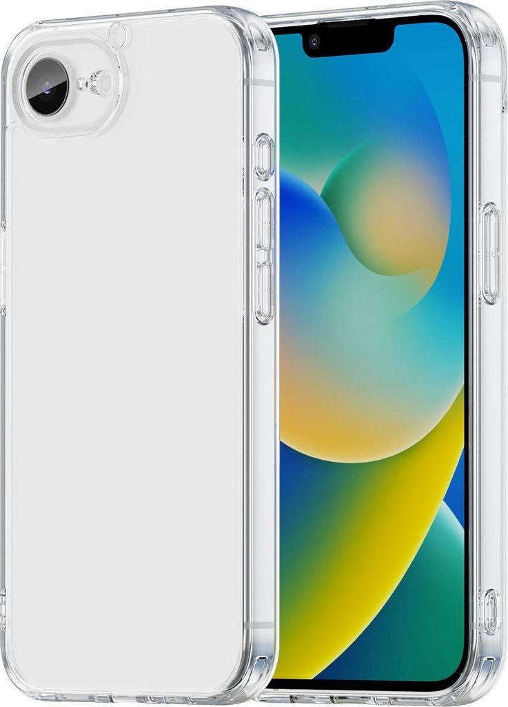 Hülle für Apple iPhone 16e - Phonesta HybridAir Back Cover - Transparent