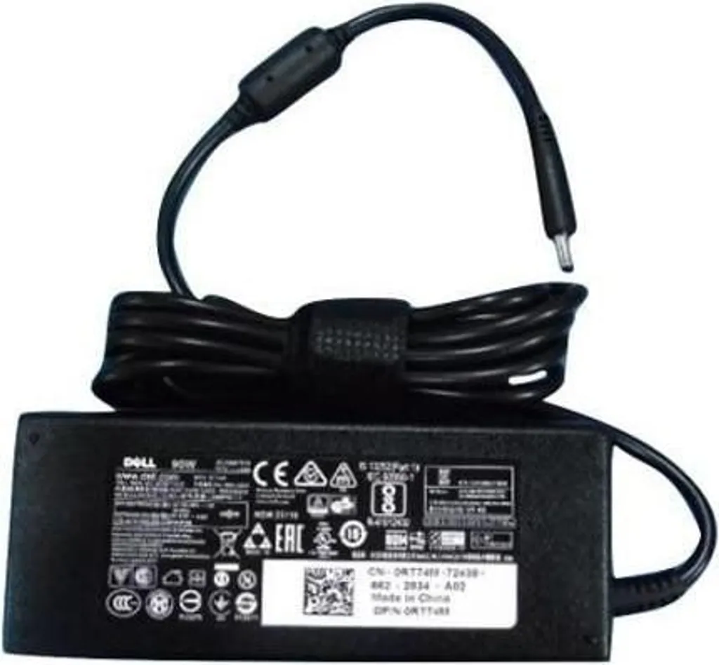 Alimentation Dell 90W 4.5mm pour remplacer un chargeur perdu ou en panne