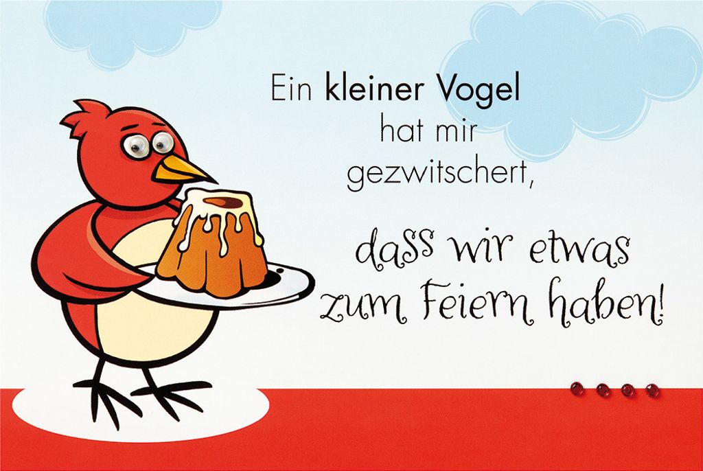 Allgemeine Wünsche - PopUp-Card - Klappkarte mit 3D-Innenleben