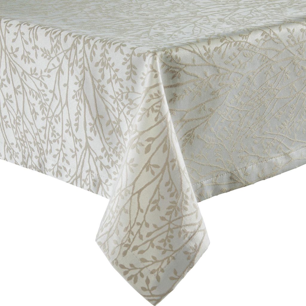 Erwin Müller Tischdecke Malaga" creme 130x220 cm"