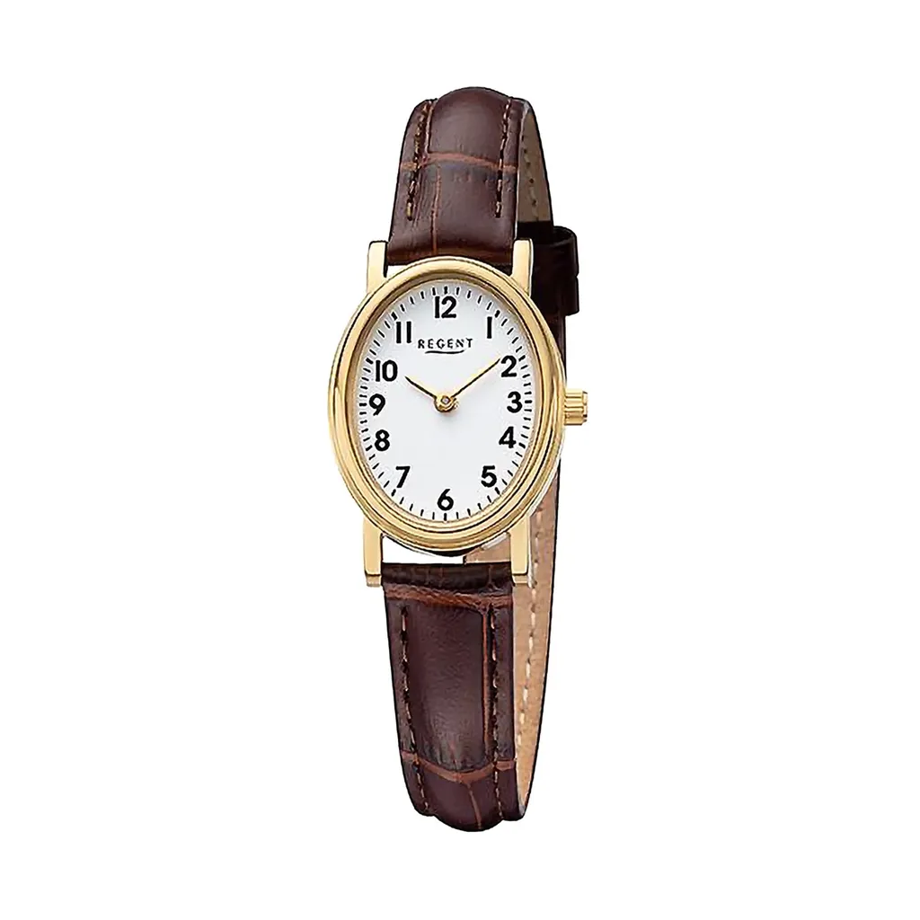 Orologio Regent Donna D2URF1306 Pelle Marrone - Stile Business Classico